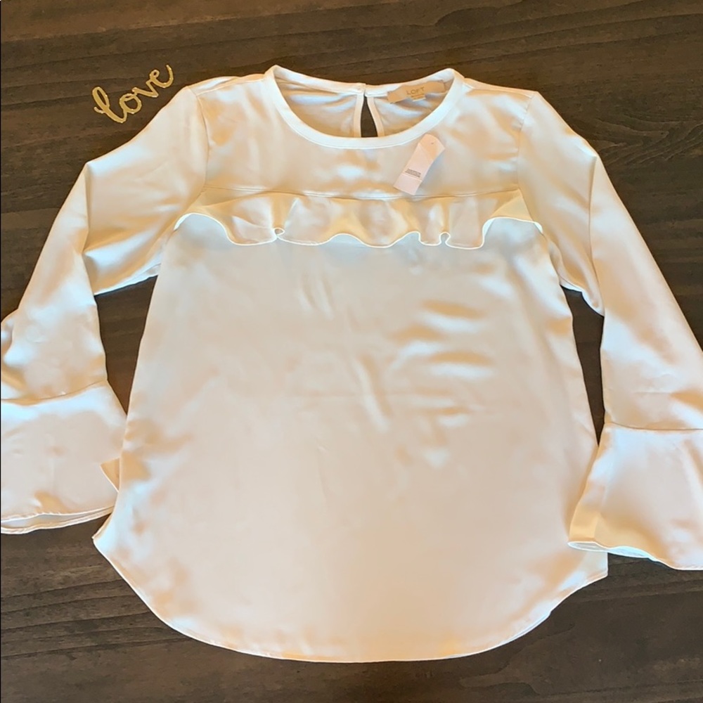 Loft Blouse with Bell Sleeves